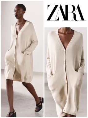 100% wool cardigan ZARA