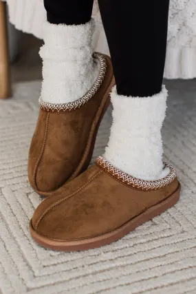 2. Tan Bruin Slippers - Very G