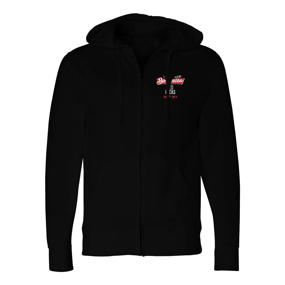 2018 Red Rocks Zip-Up Hoodie (Unisex)