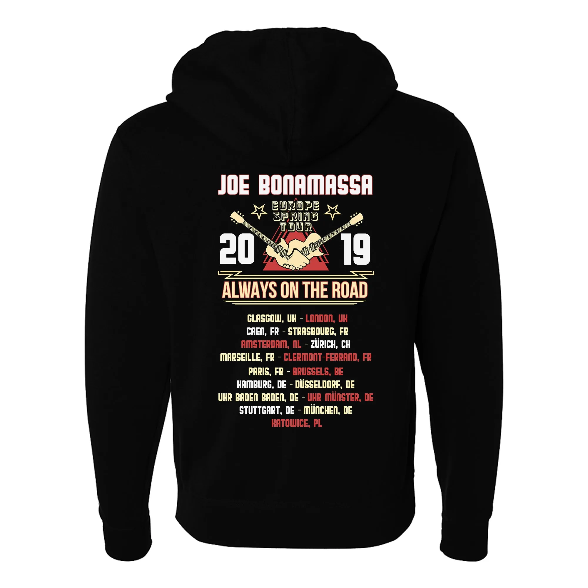 2019 Europe Spring Tour Zip-Up Hoodie (Unisex)