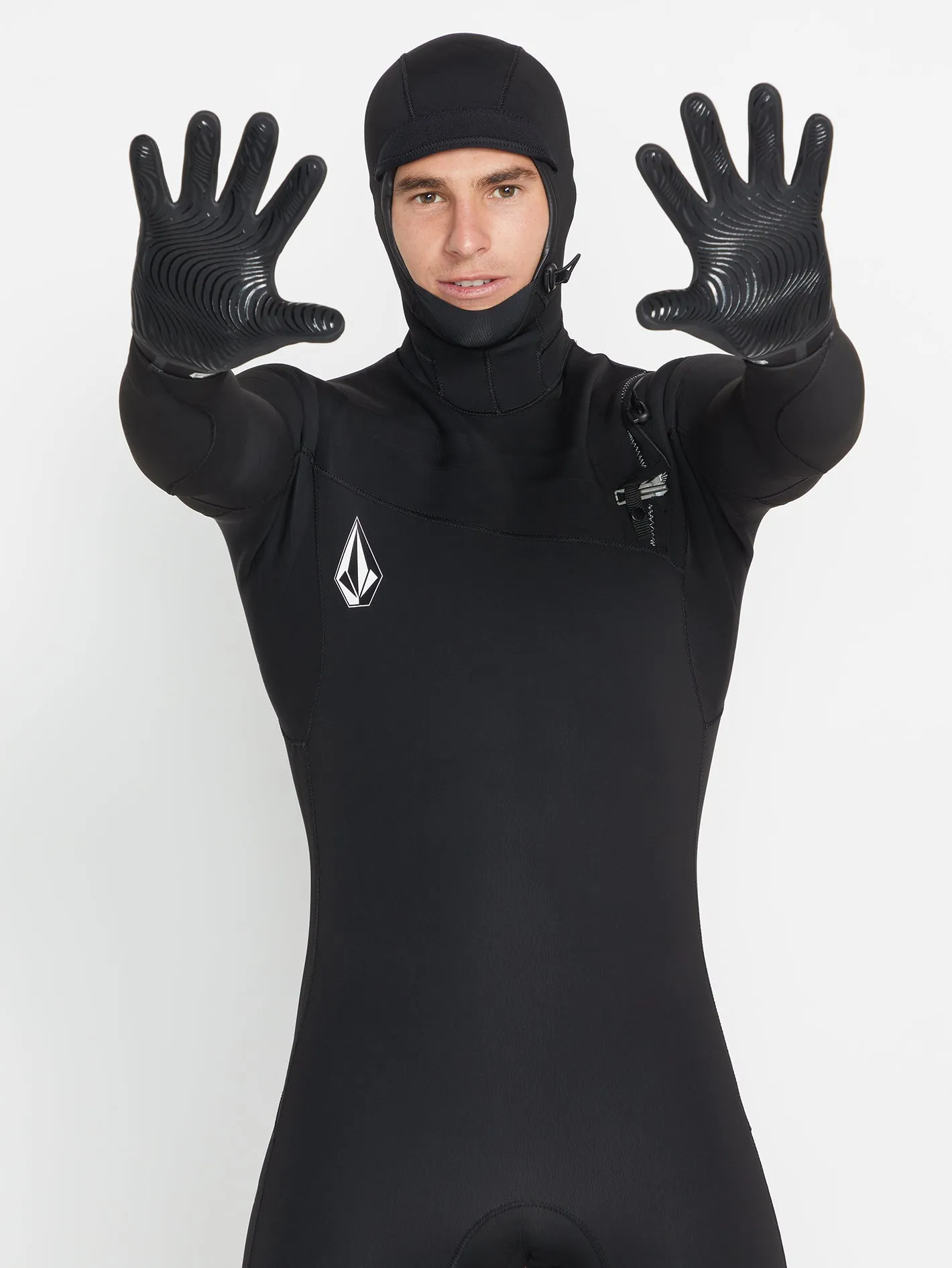 3mm Black Five Finger Gloves