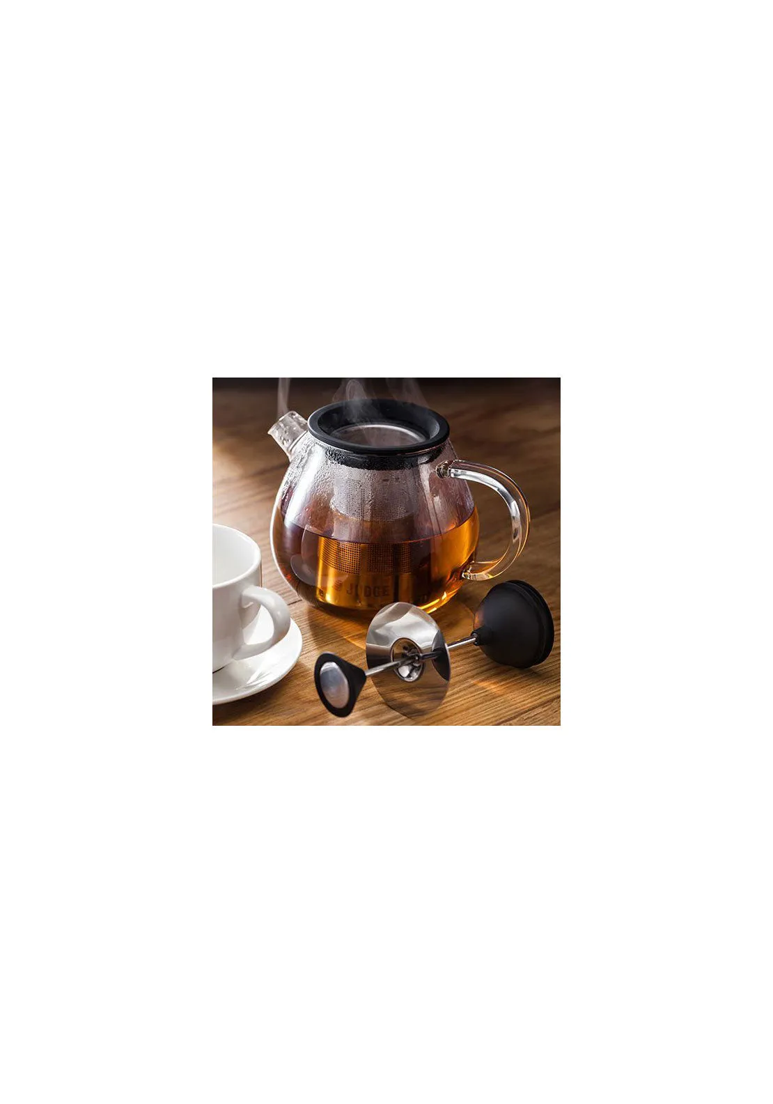 5 Cup Glass Tea Pot, 1L | JDG50