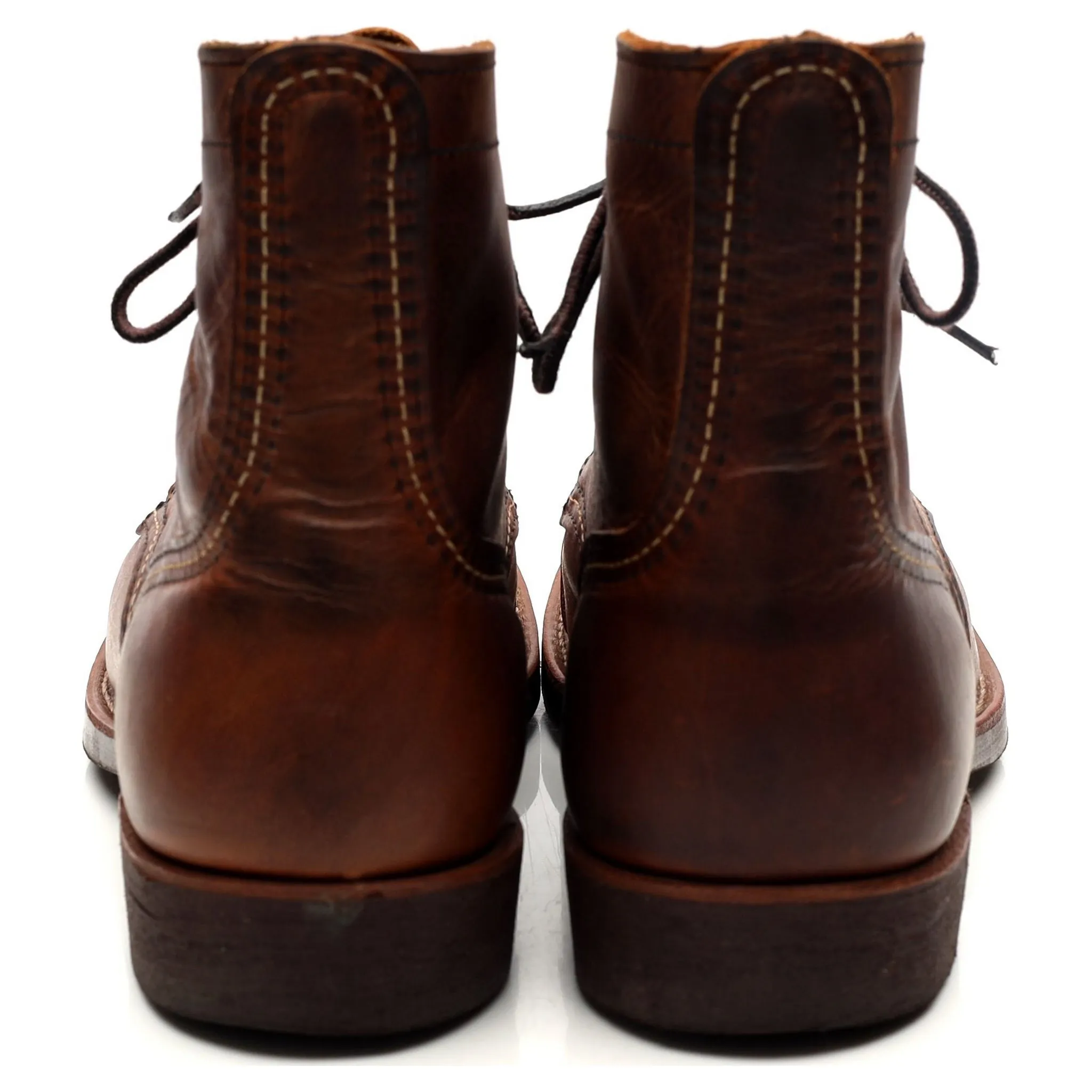 '8085' Brown Leather Iron Ranger Boots UK 8 US 9