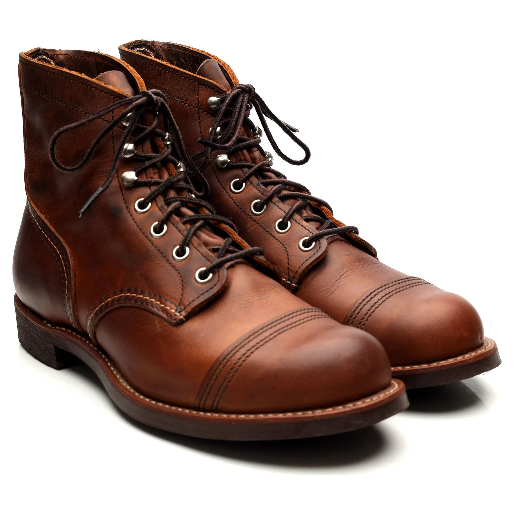 '8085' Brown Leather Iron Ranger Boots UK 8 US 9