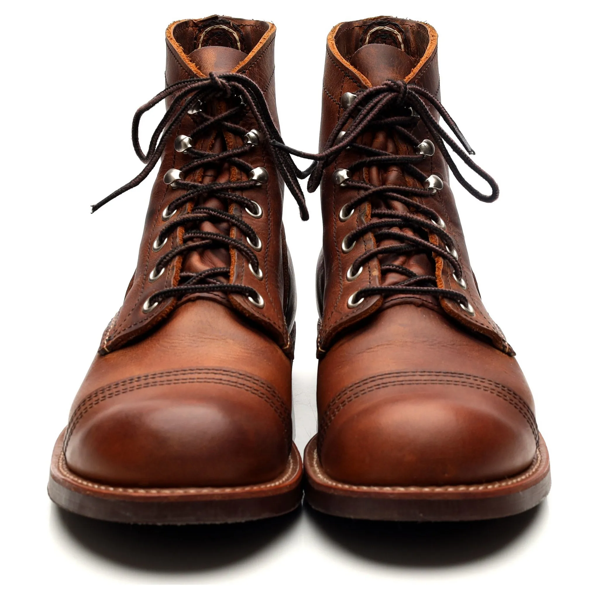 '8085' Brown Leather Iron Ranger Boots UK 8 US 9