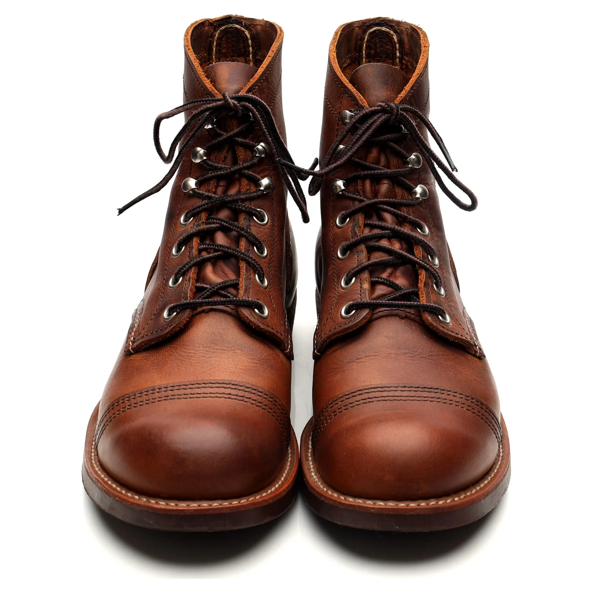 '8085' Brown Leather Iron Ranger Boots UK 8 US 9