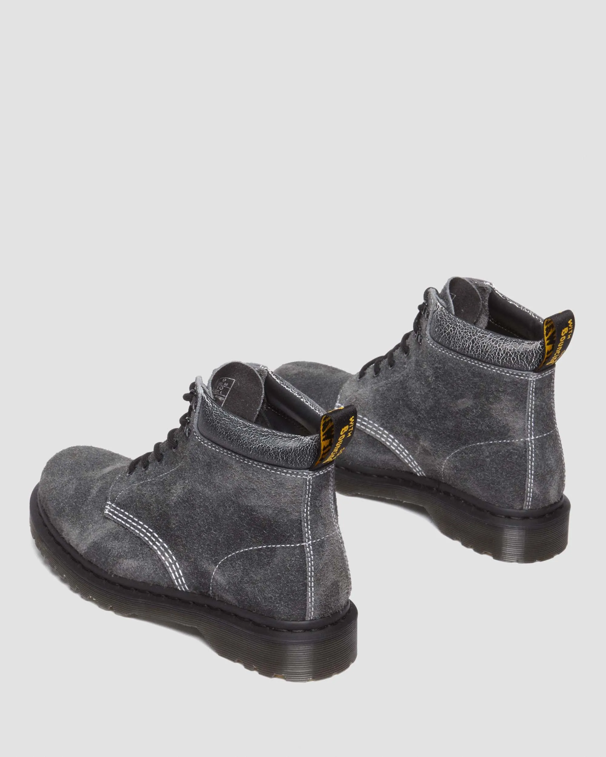 939 Stonewashed Suede Lace Up Boots