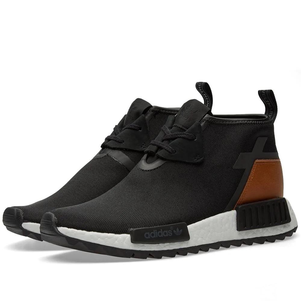 adidas NMD_C1 Trail Premium Leather Core Black - Best Deals