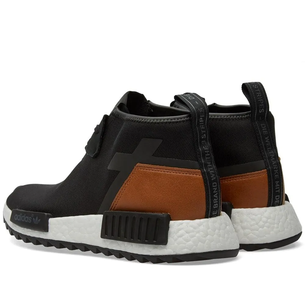 adidas NMD_C1 Trail Premium Leather Core Black - Best Deals