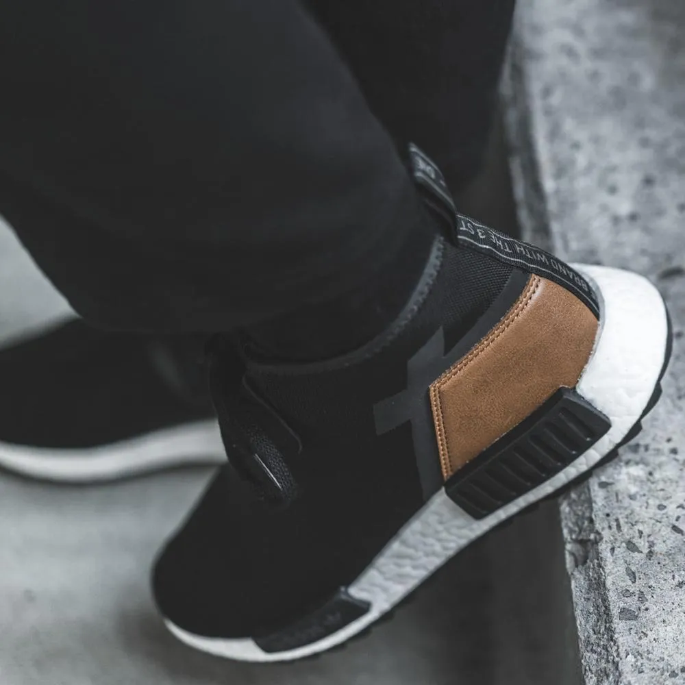 adidas NMD_C1 Trail Premium Leather Core Black - Best Deals