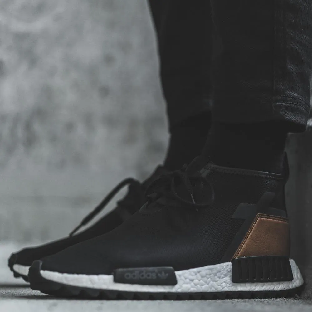 adidas NMD_C1 Trail Premium Leather Core Black - Best Deals