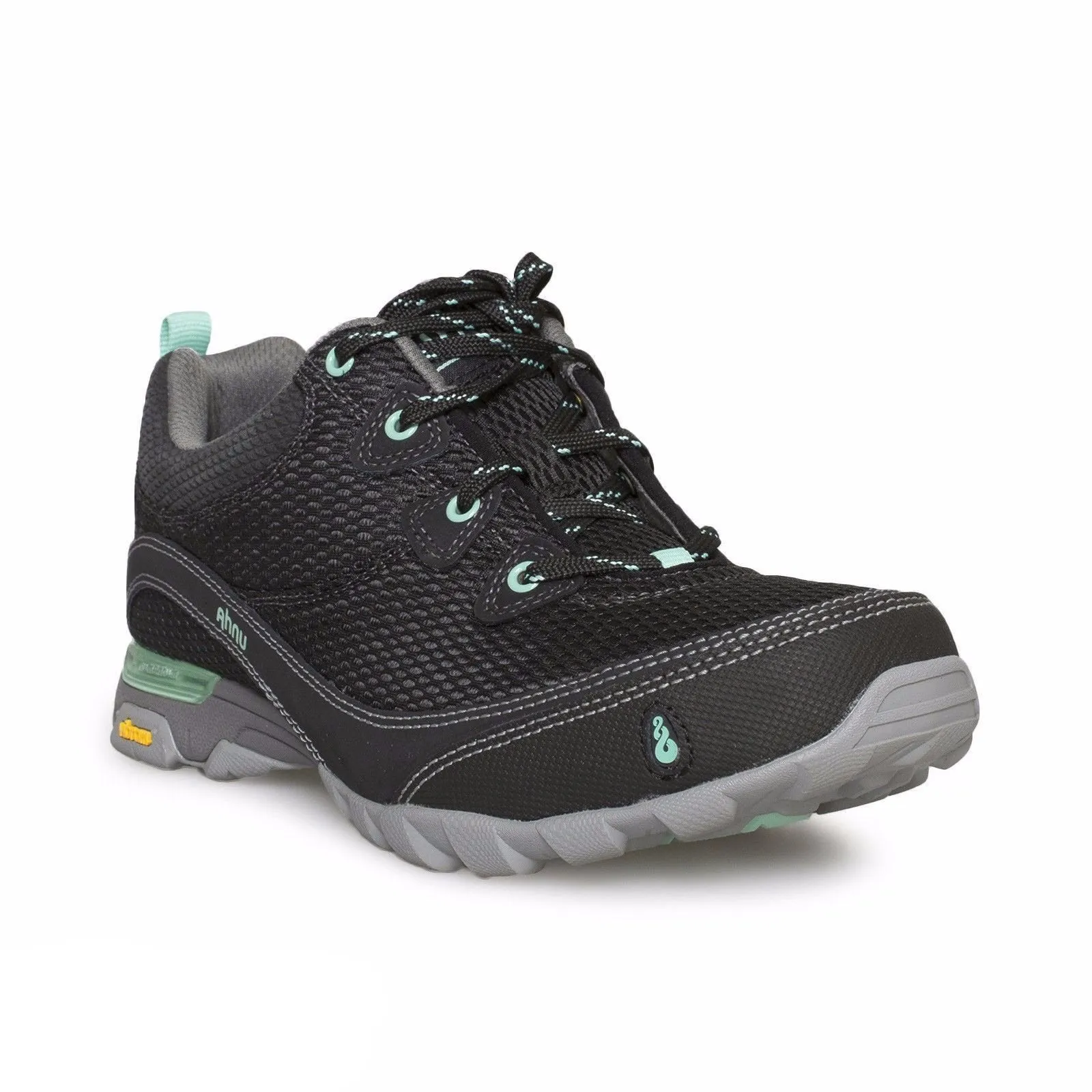 AHNU SUGARPINE AIR MESH BLACK HIKING BOOTS