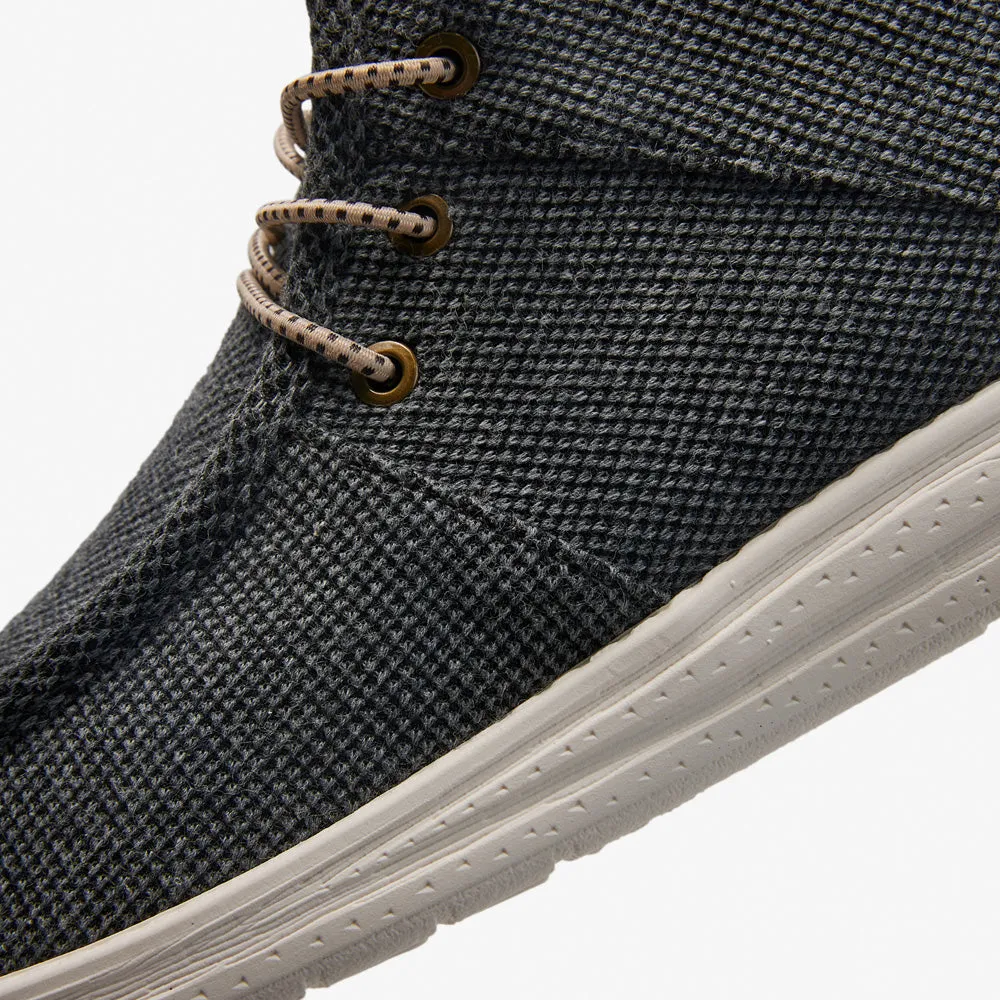 Aleder Men's Mid-Top Knit Chukka Boots for Urban Fit