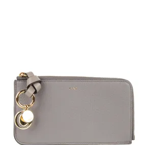 Alphabet Medium Purse, Cashmere Grey