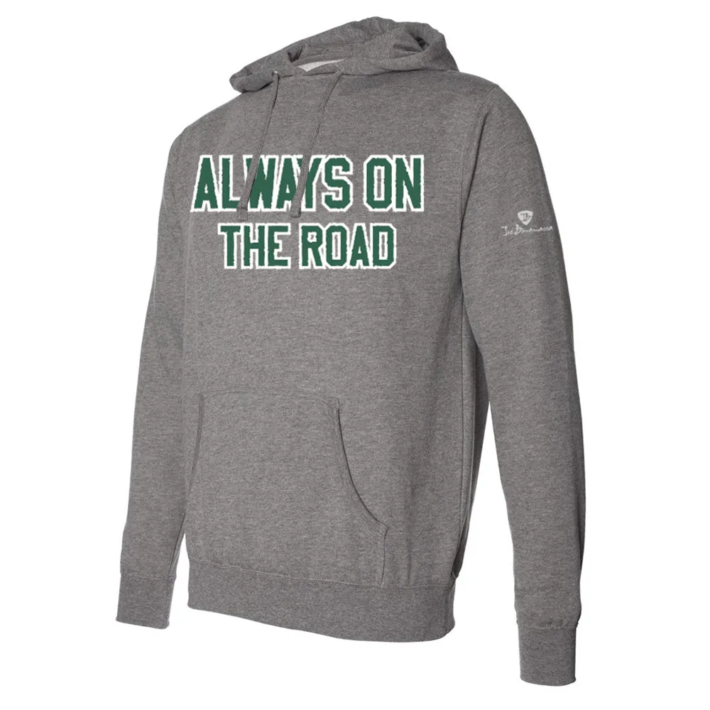 Always on the Road Applique Pullover Hoodie (Unisex)