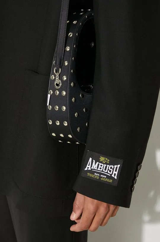 AMBUSH wool blazer Oversized Jacket black color BMEN005F24FAB0011000