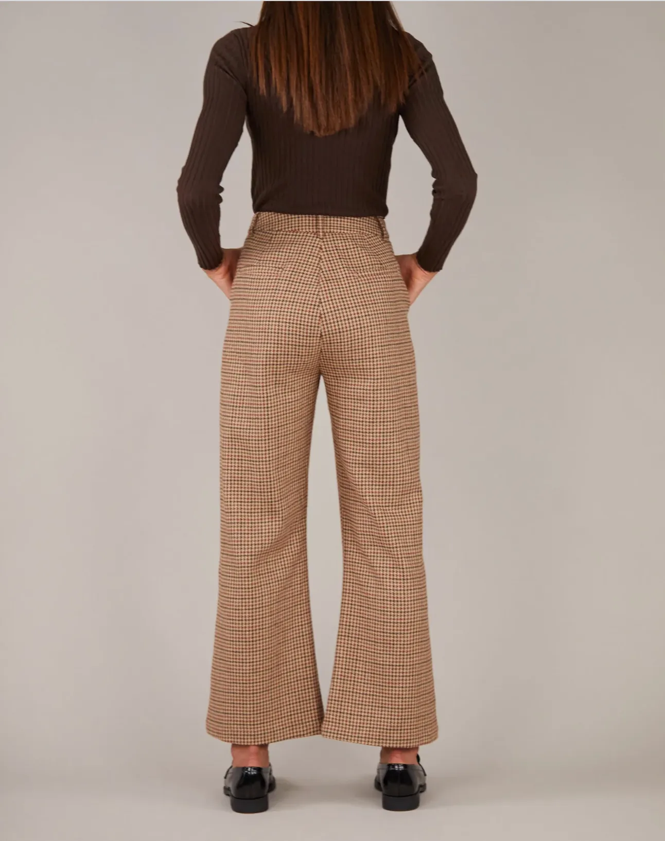 Amelius Equinox Houndstooth Check Pants