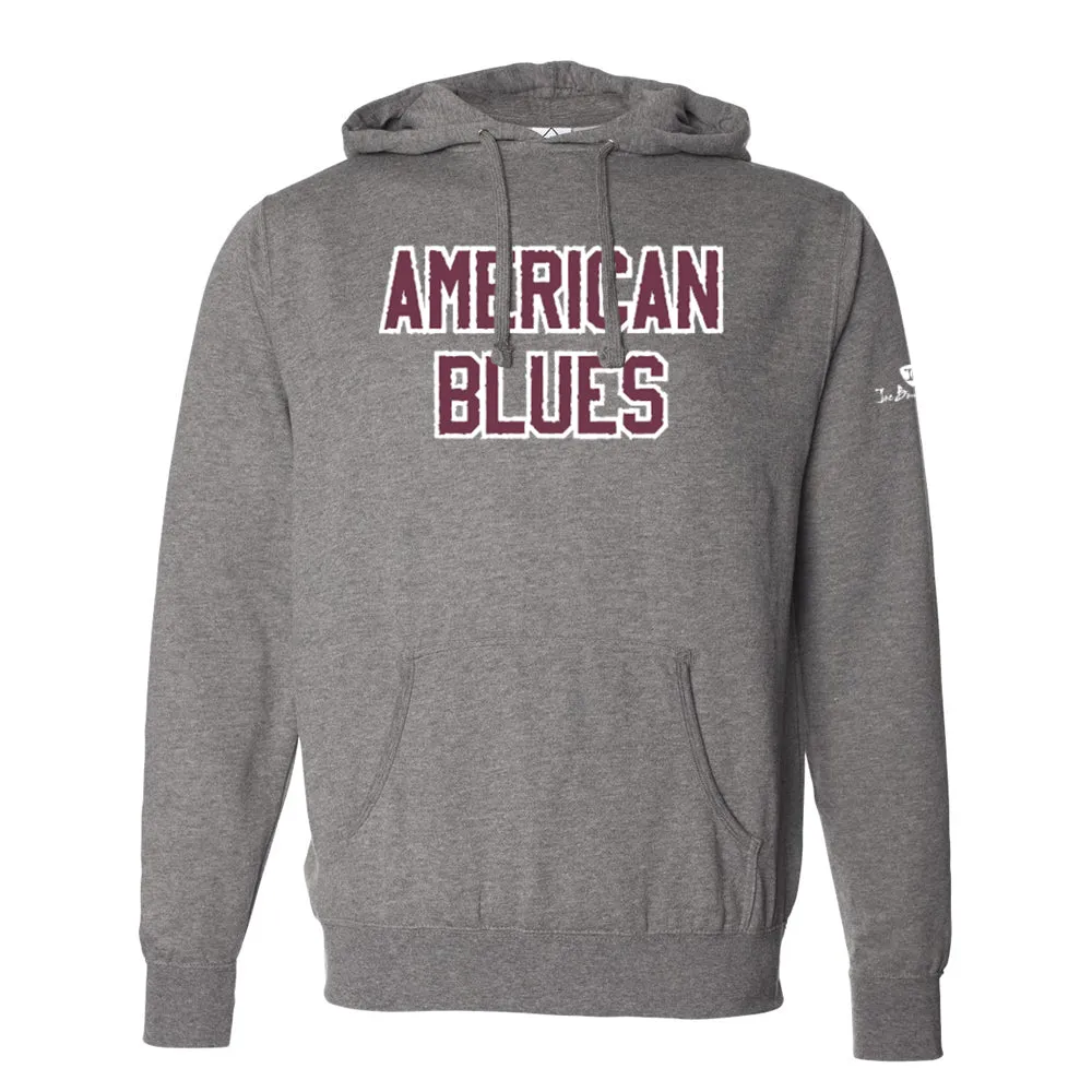 American Blues Applique Pullover Hoodie (Unisex)