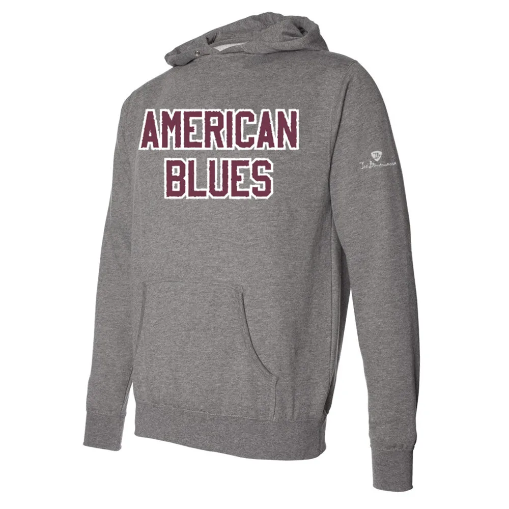 American Blues Applique Pullover Hoodie (Unisex)