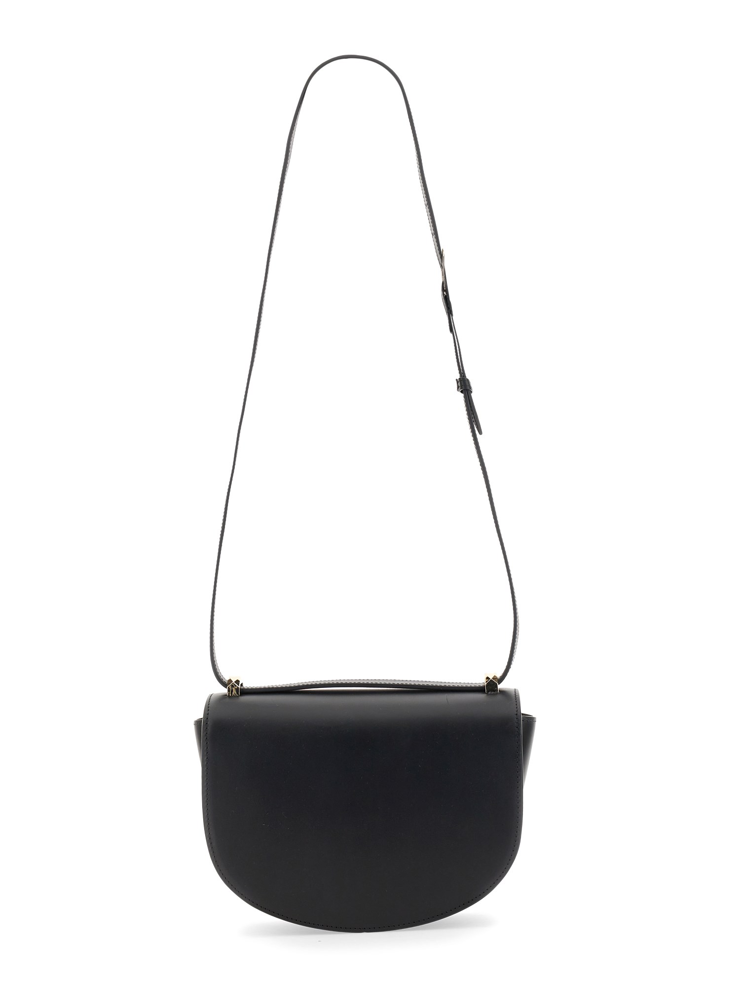 A.P.C.    GENÈVE BRUSHED LEATHER SHOULDER BAG