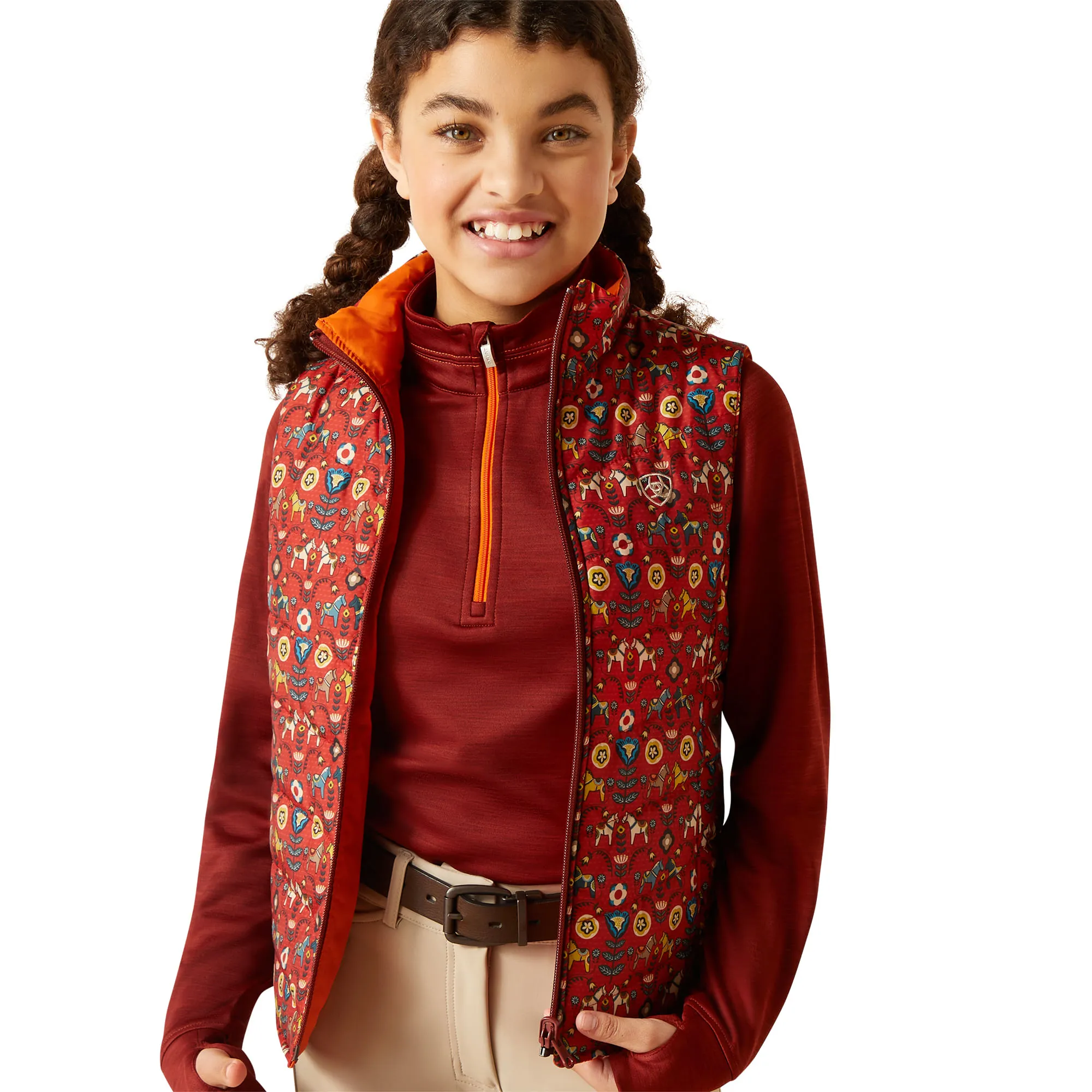 Ariat Bella Reversible Insulated Vest for Girls