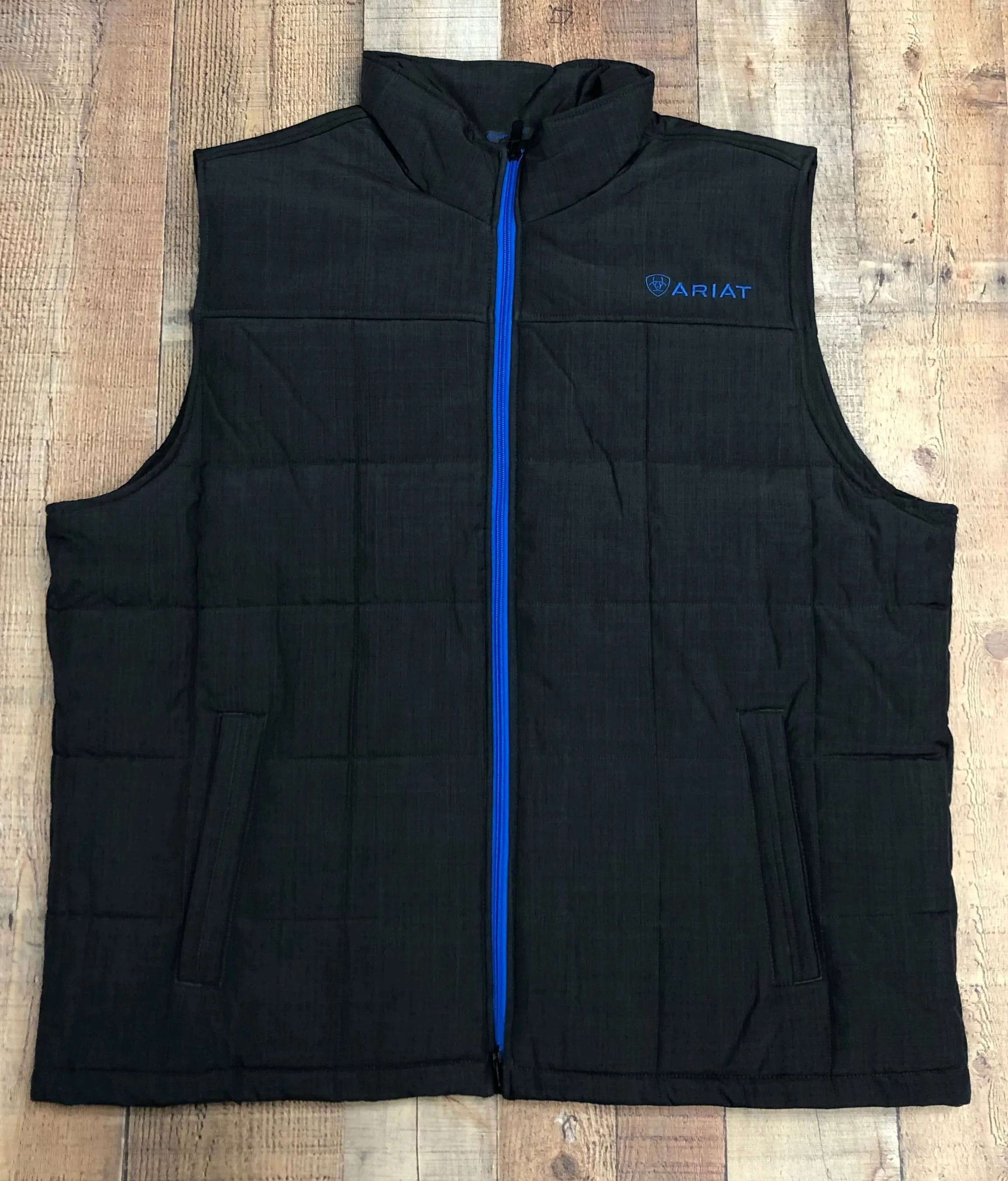 Ariat Crius Insulated Vest - Charcoal Cobalt