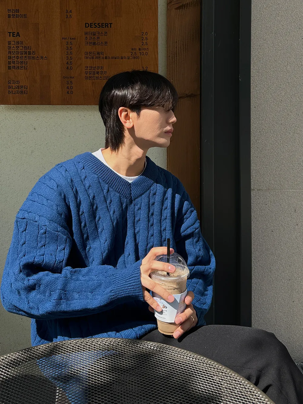 ASCLO | Cable Knit Pullovers - Unisex Street Style V-Neck Long Sleeves