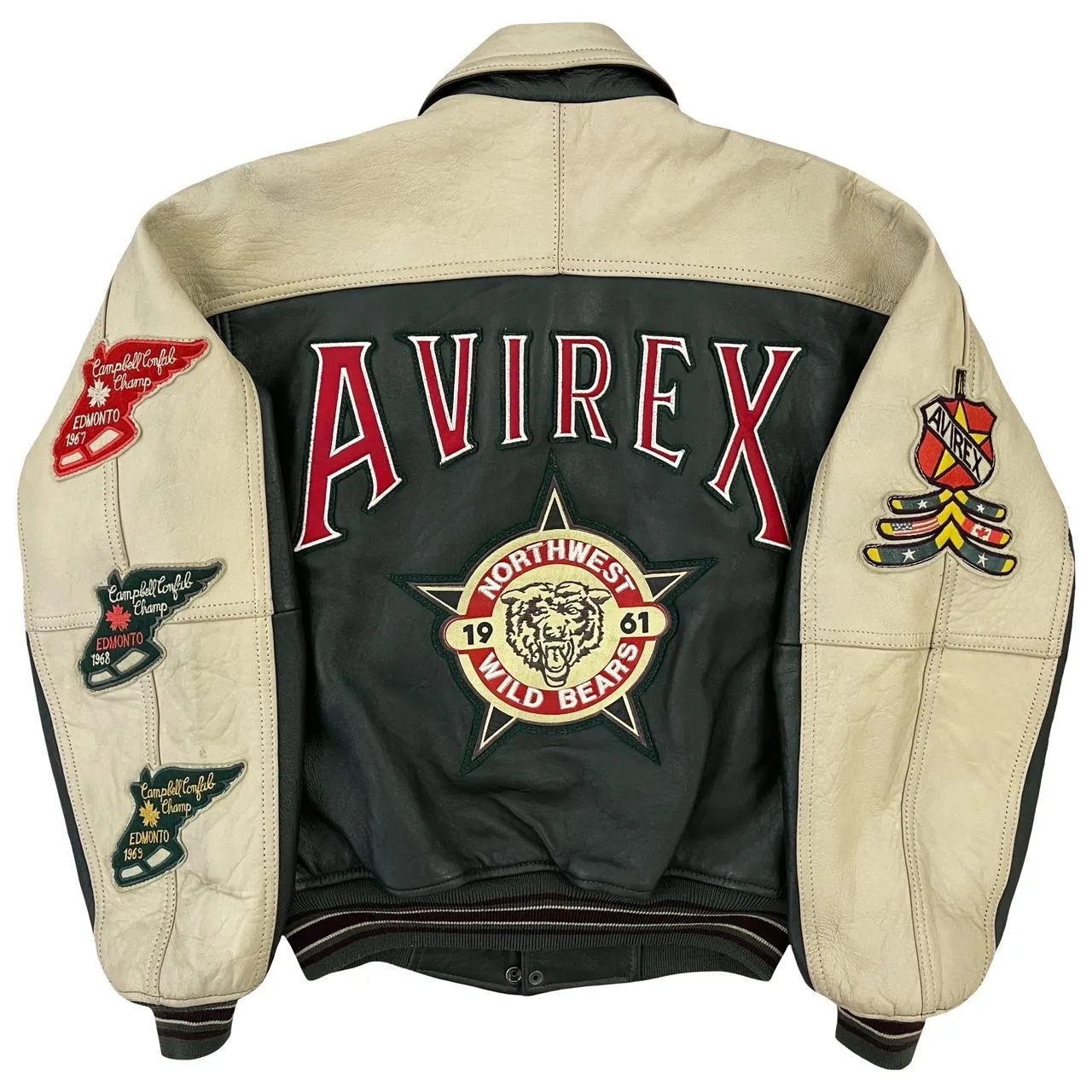 Avirex Leather Varsity Jacket