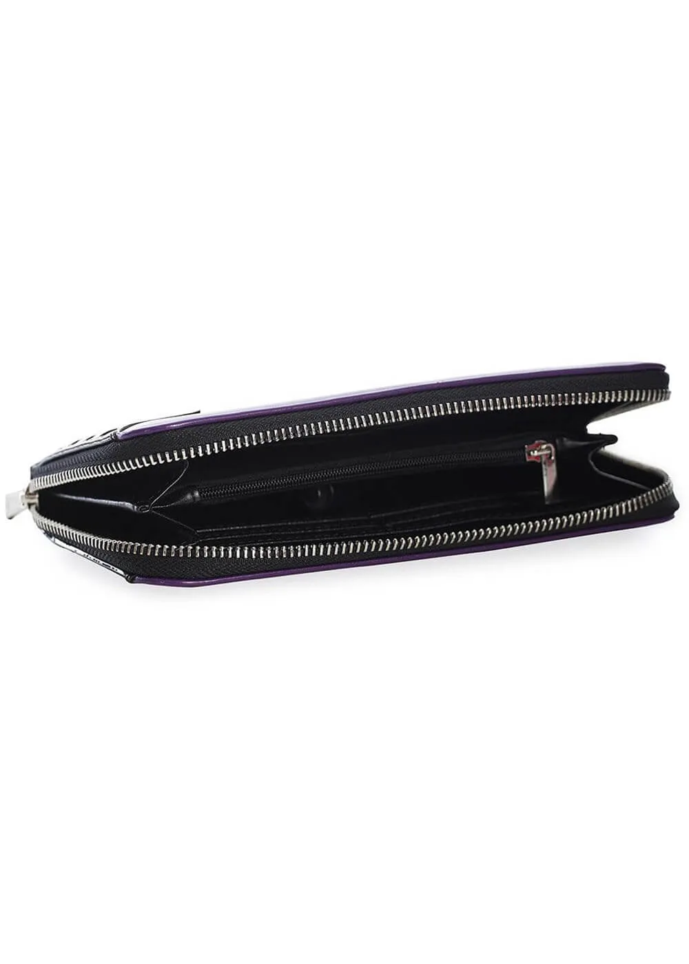 Banned Twilight Time Spiderweb Wallet Purple