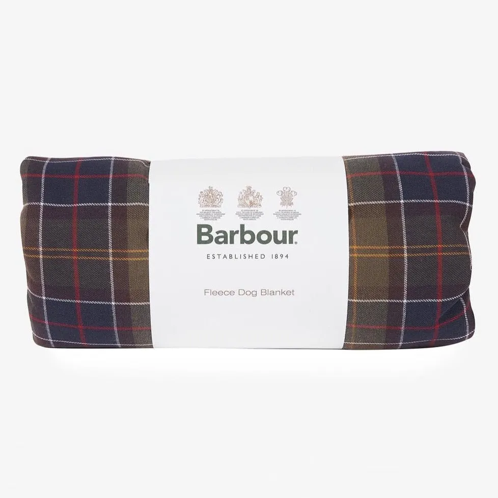 Barbour Tartan/Brown Medium Dog Blanket