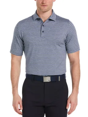 Big and Tall Striped Golf Polo Shirt