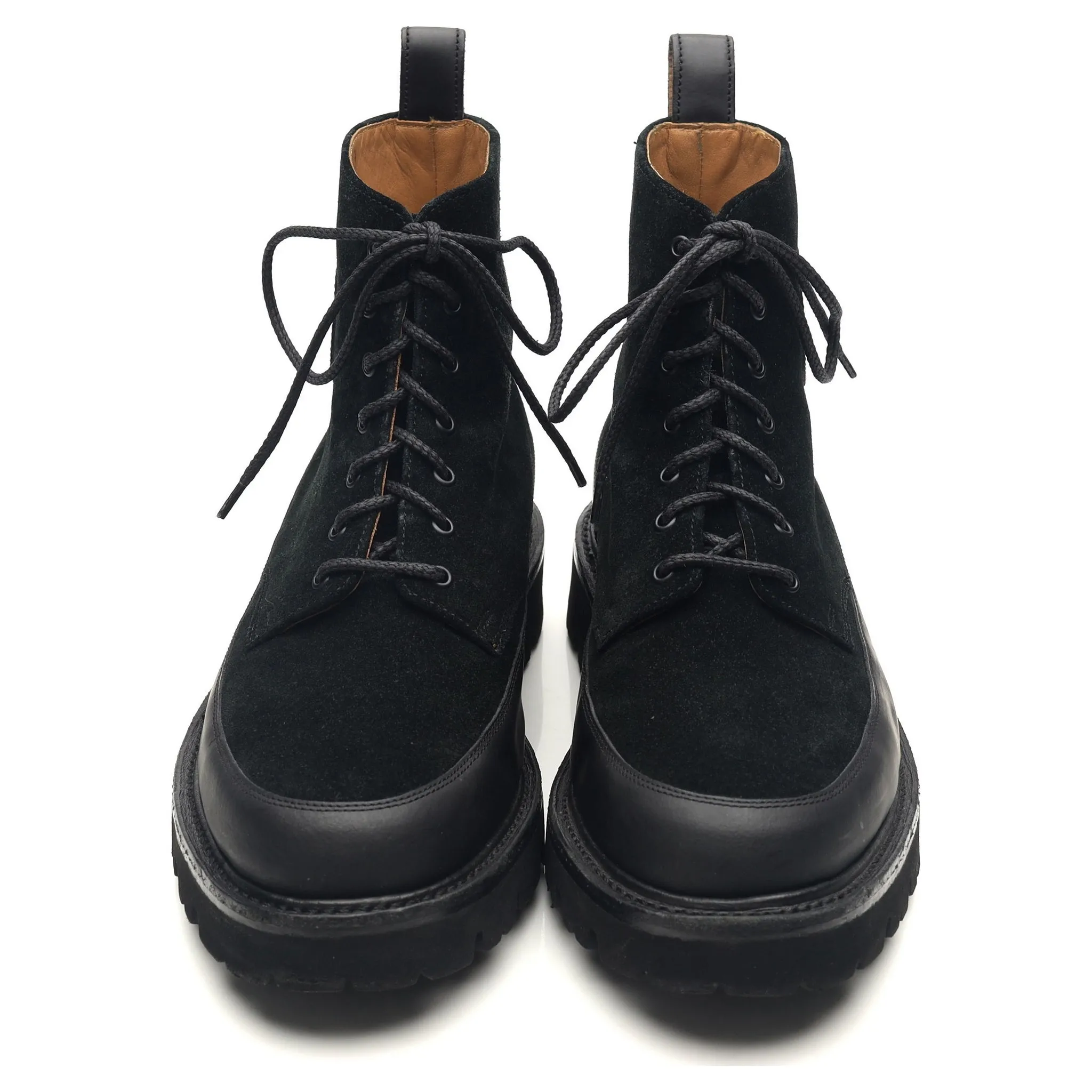 Black Leather Boots UK 6.5 G