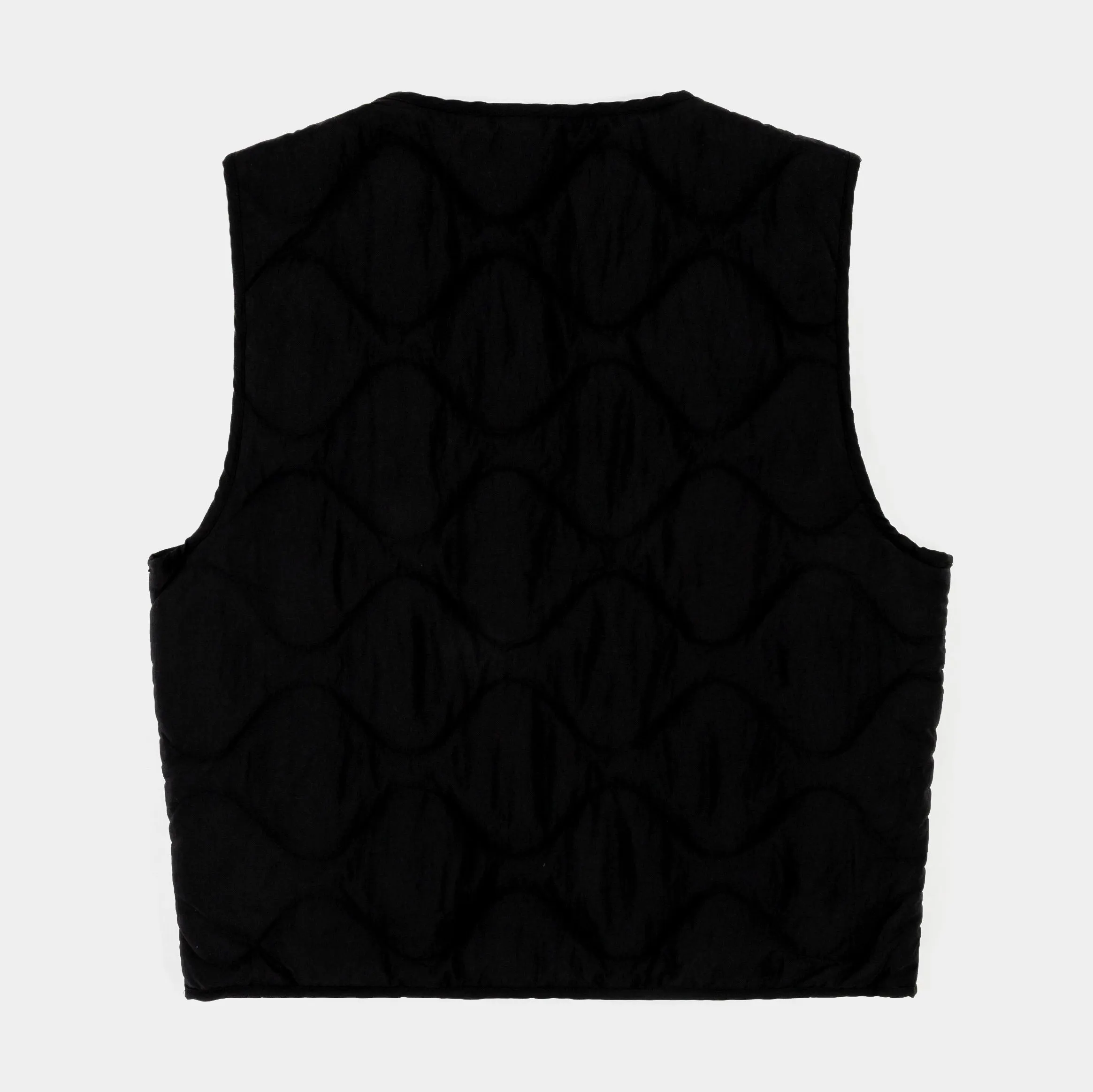 Black Quilted Men's Vest