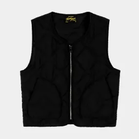 Black Quilted Men's Vest