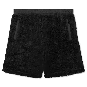 Black Sherpa Shorts