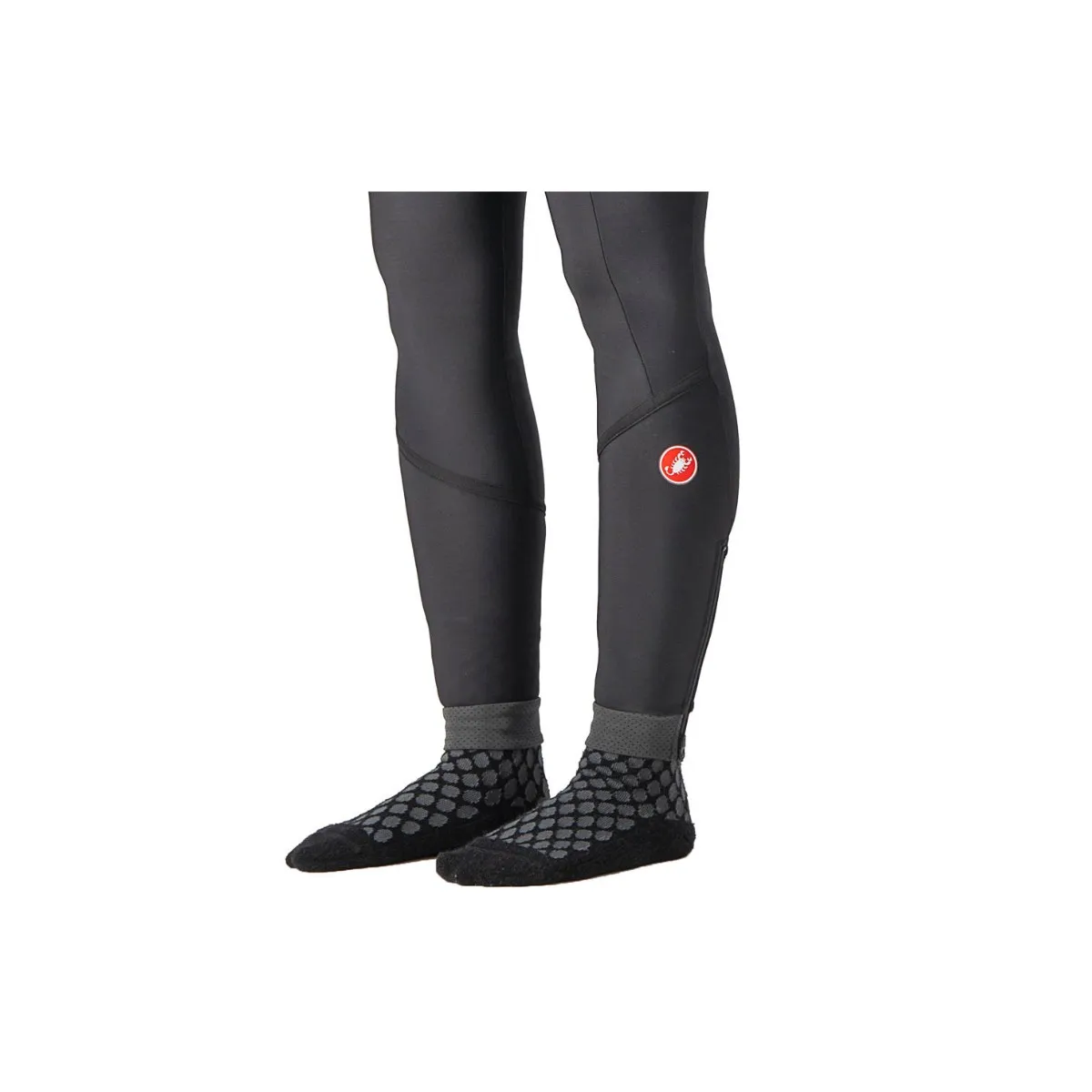 Black thermal cycling culotte - Castelli Velocissima