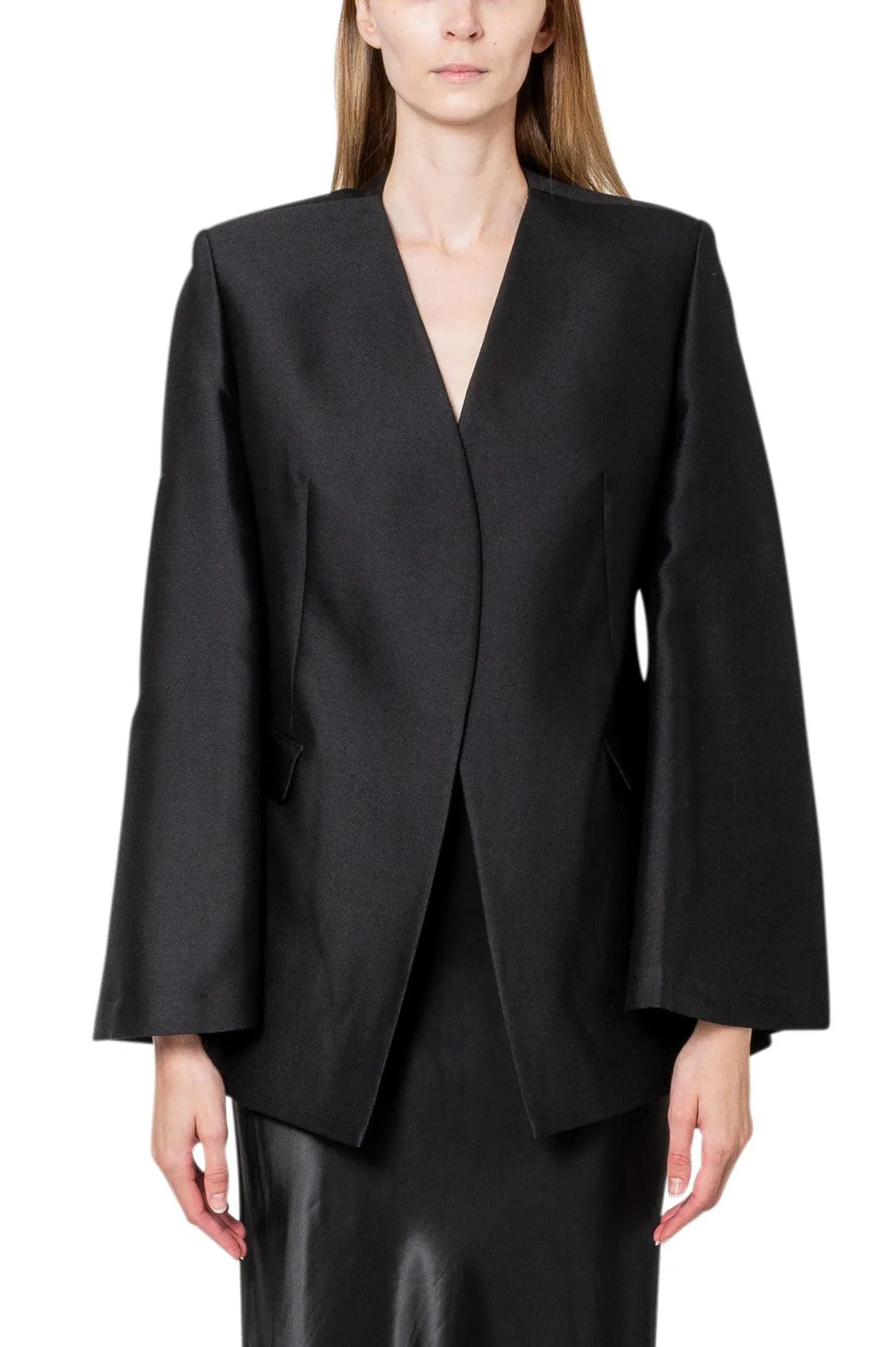 Blazer with Kimono-inspired shape