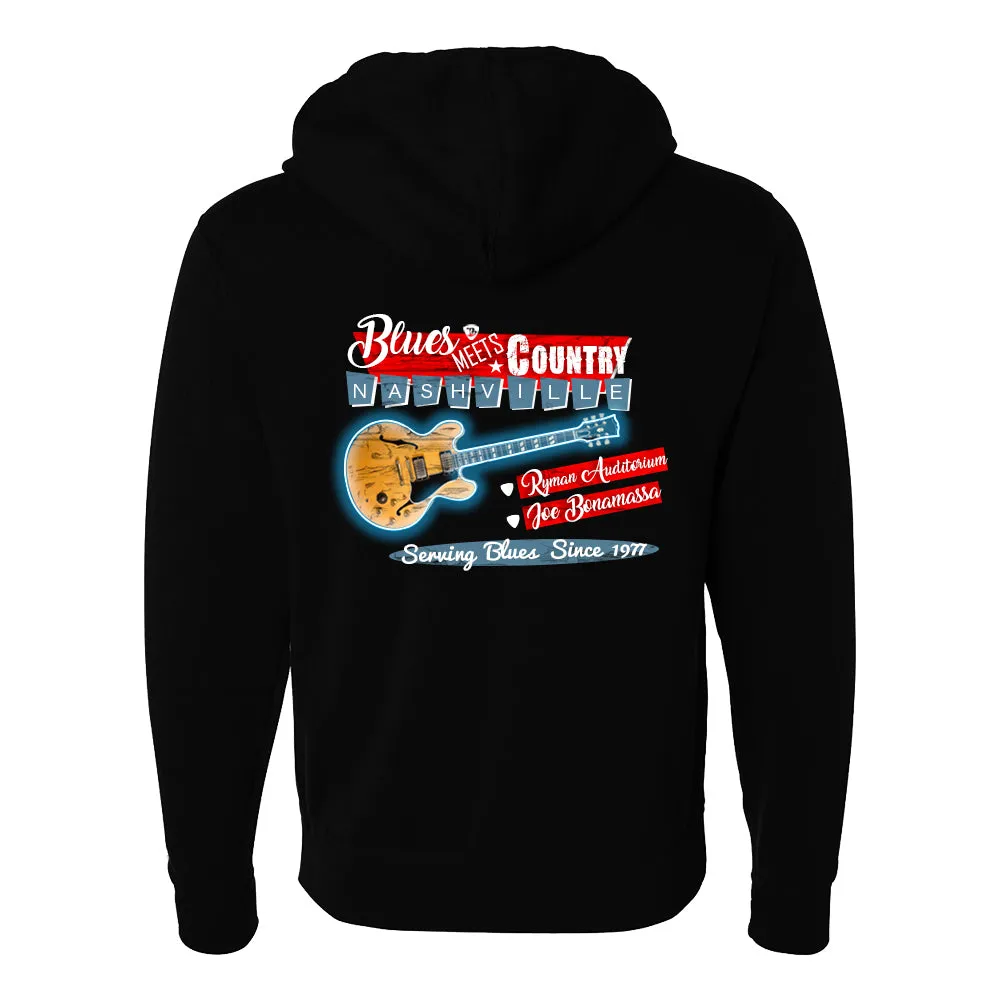 Blues Meets Country Zip-Up Hoodie (Unisex)