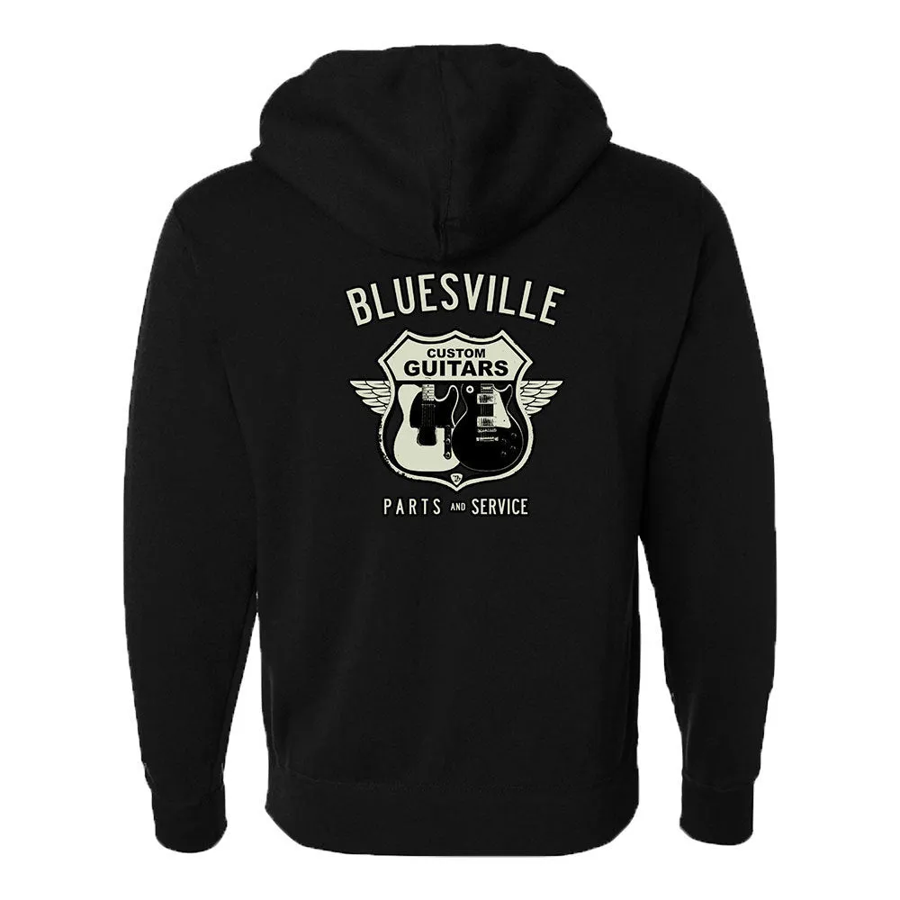 Bluesville Route Zip-Up Hoodie (Unisex)