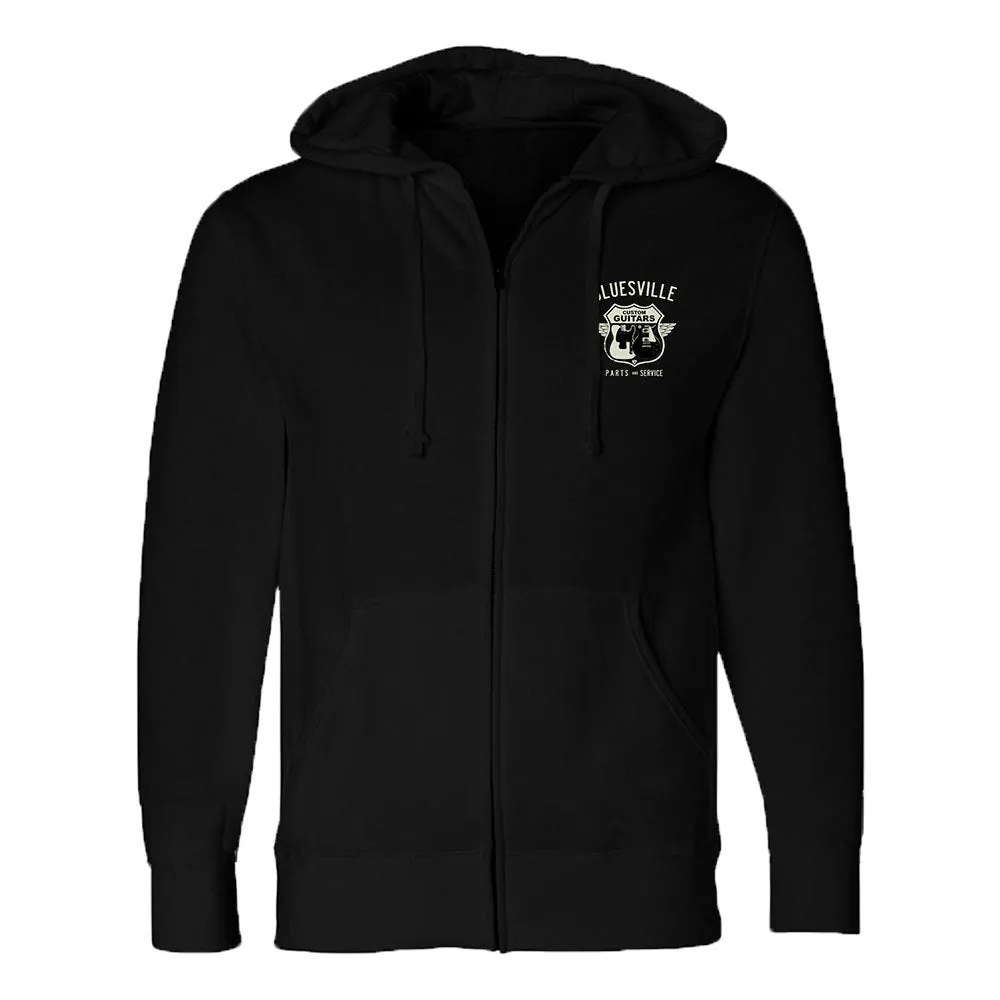 Bluesville Route Zip-Up Hoodie (Unisex)