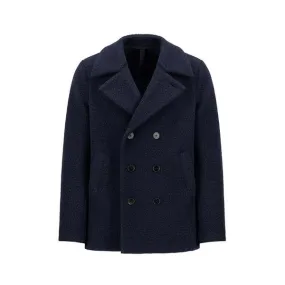 Boucle Peacoat - Navy Blue