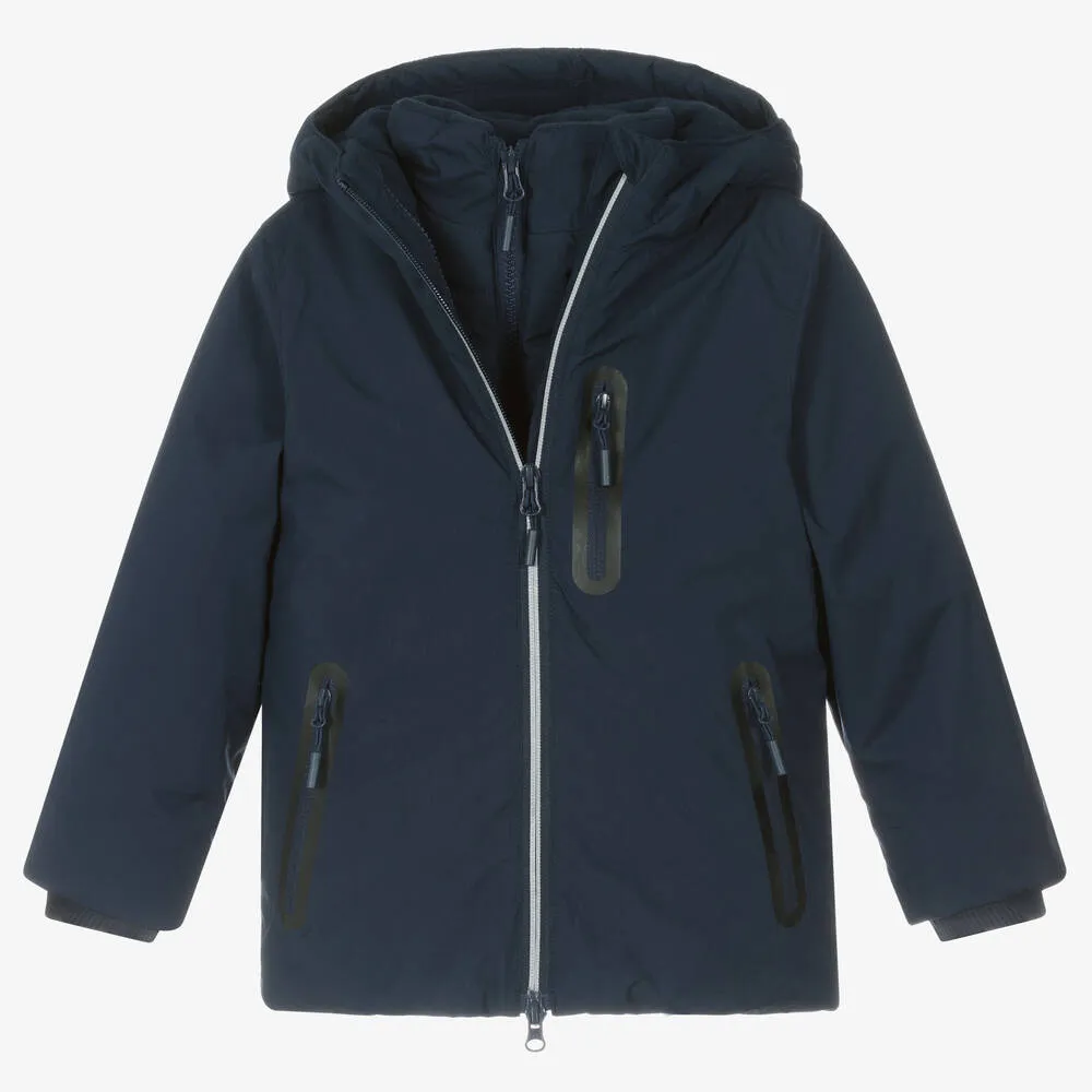 Boys Blue 2-in-1 Padded Coat