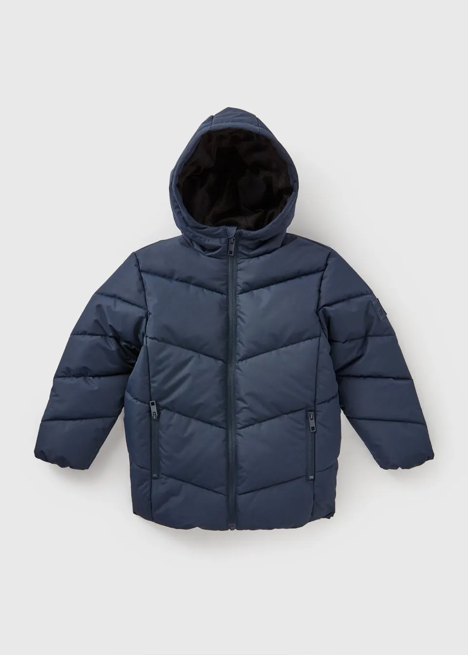 Boys Navy School Padded Coat (1-7yrs)