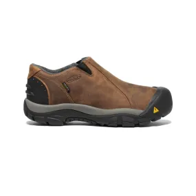 Brixen Waterproof Low Shoes for Men | Slate Black/Madder Brown