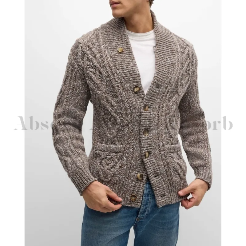 Brunello Cucinelli Cable Knit Wool Cashmere Vests & Gillets