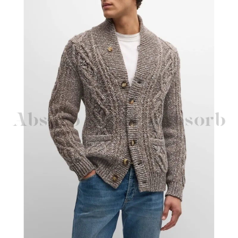 Brunello Cucinelli Cable Knit Wool Cashmere Vests & Gillets