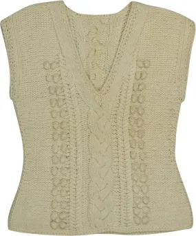 Cable Knit Sweater Vest | ThriftTale