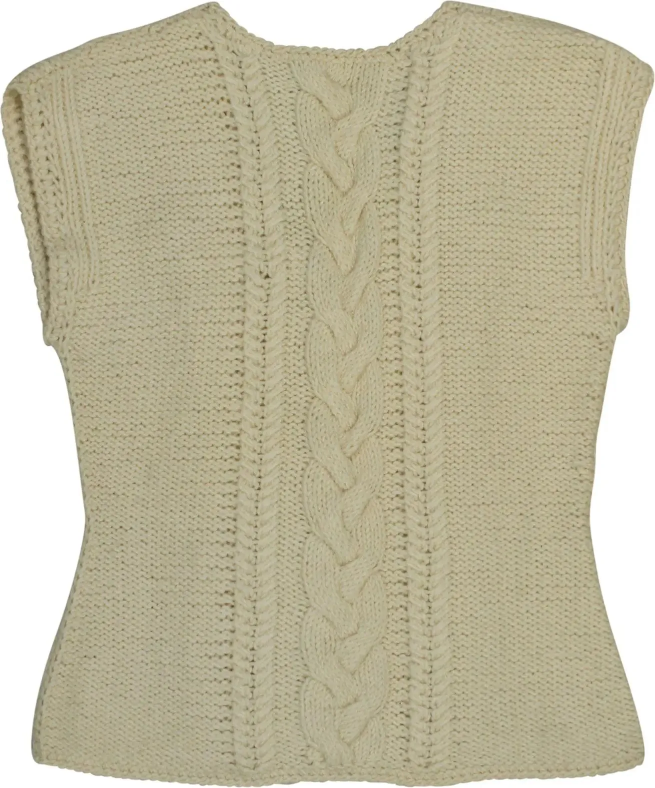 Cable Knit Sweater Vest | ThriftTale