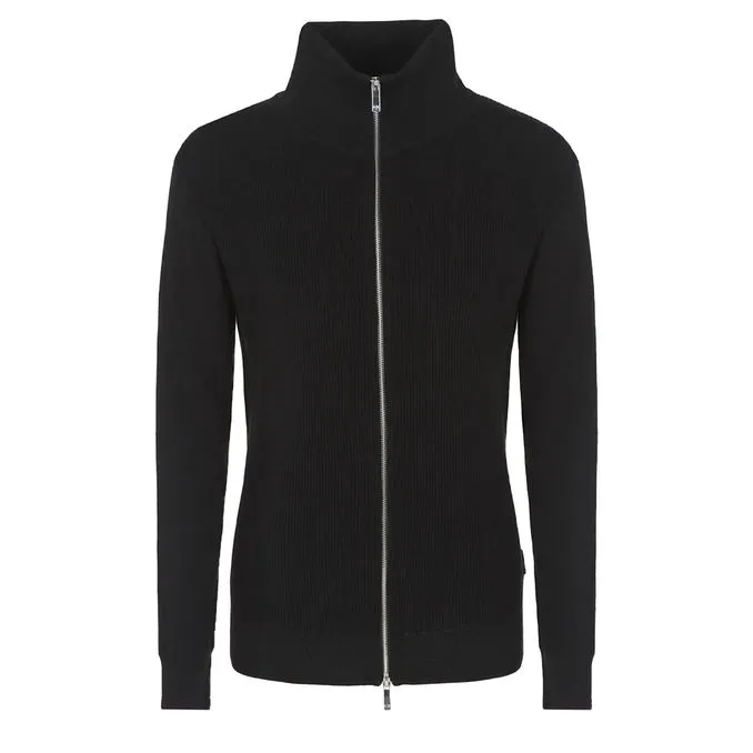 cardigan zip black