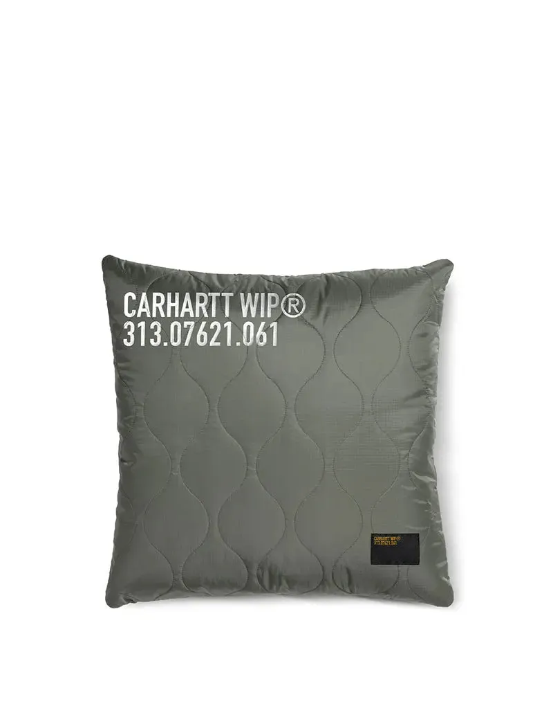 Carhartt WIP Tour Quilted Pillow Smoke Green Reflective - Buy now